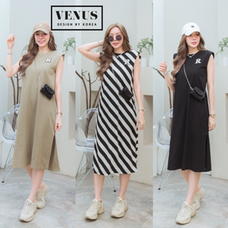 🌈🌿🌸🌼🌺🤎🧡🇰🇷 Cotton R Sleeveless Maxi Dress