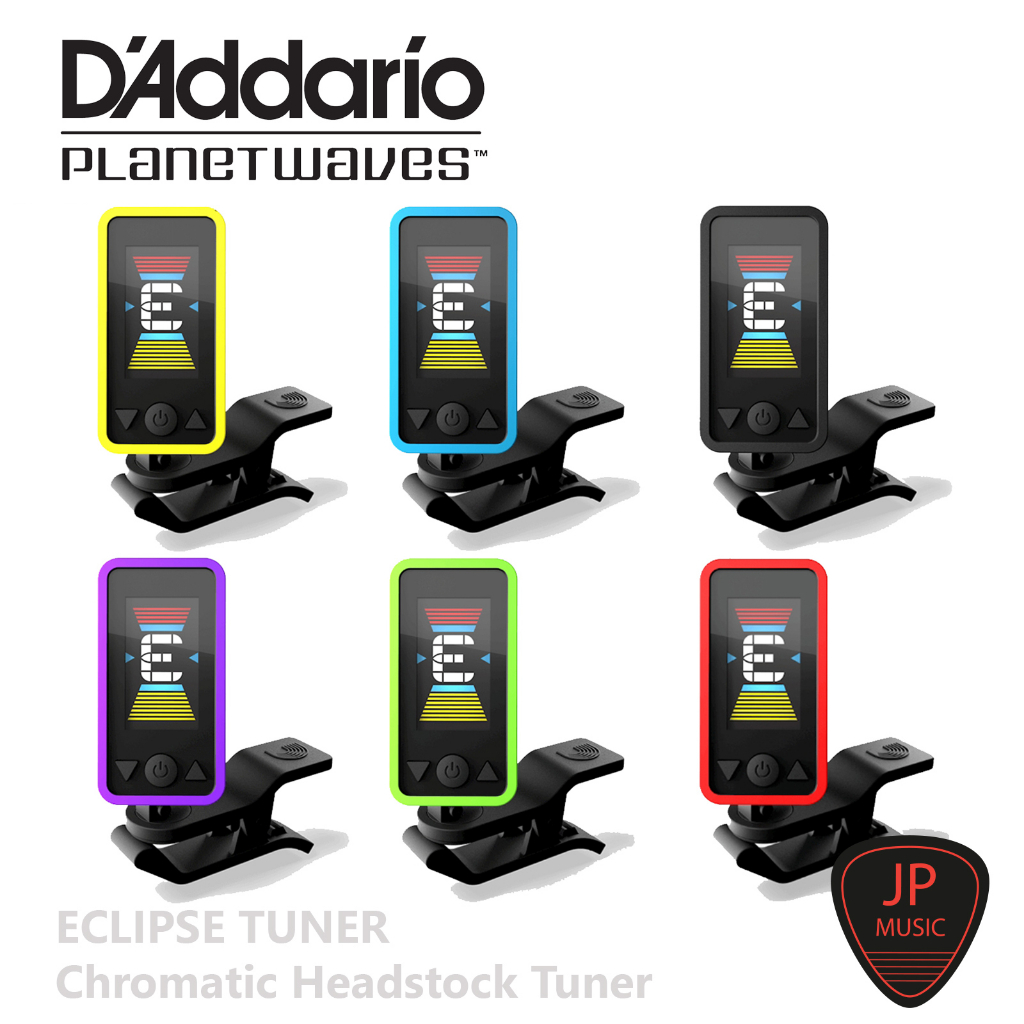 D'Addario ECLIPSE TUNER Chromatic Headstock Tuner เครื่องตั้งสายกีต้าร์