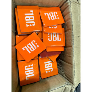 โลโก้สติกเกอร์ติดหน้าลำโพง เจบีแอล (สีส้ม) ขนาด 2X 2.5 “ติดง…