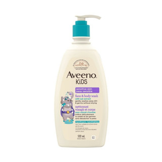 Aveeno Kids Sensitve Skin Face &amp; Body Wash 532 ml