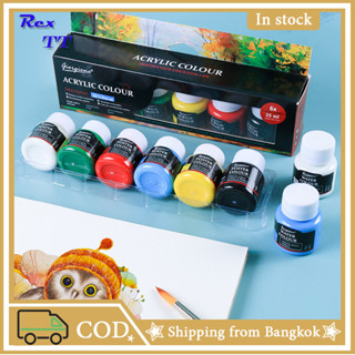 Rex TT Acrylic paint set 6 colors 25ml acrylic watercolor gouache textile glass advertising painted graffiti paint