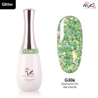 สีเจลทาเล็บ Pick Me Up G306 Diamond On Her Hands 15ml.