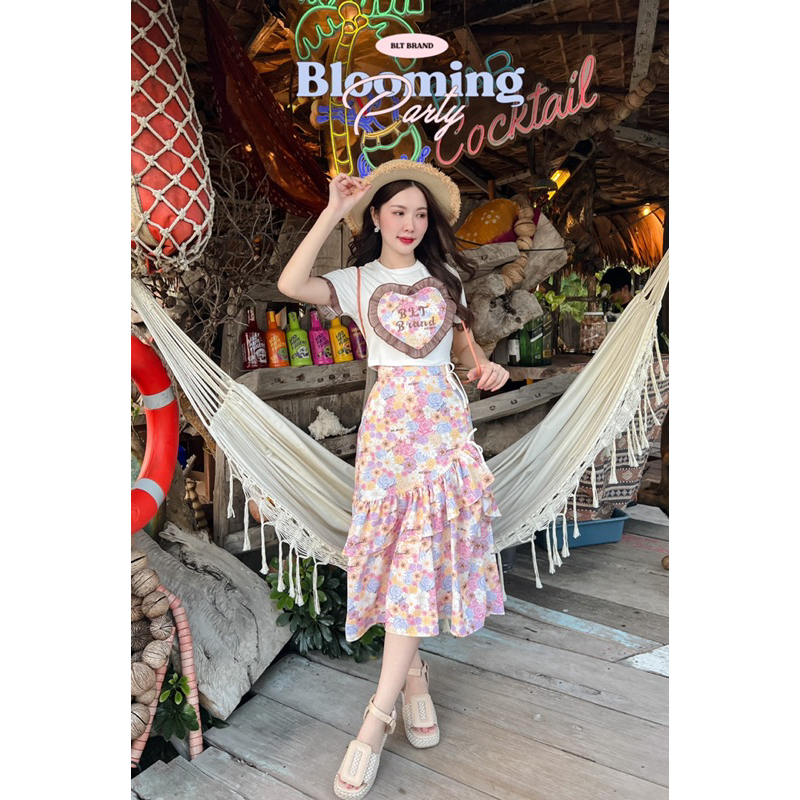 💎พร้อมส่ง💎BLT💕 Blooming Party : Set dress