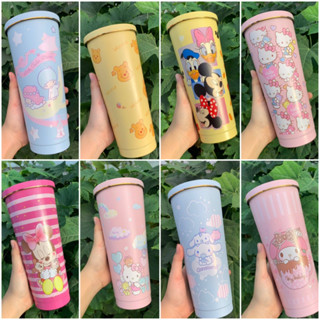 แก้วเก็บความเย็นตัวการ์ตูน Sanrio ลายใหม่ ขนาด 750 ml