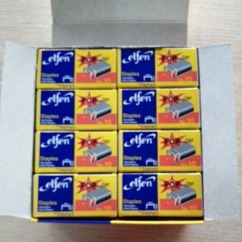 ลวดเย็บกระดาษ​ elfen​ NO.10​ (1x24​ กล่อง)​