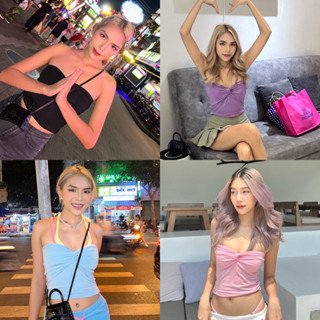 เกาะอก cara สีพาสเทลน่ารักหวานๆ