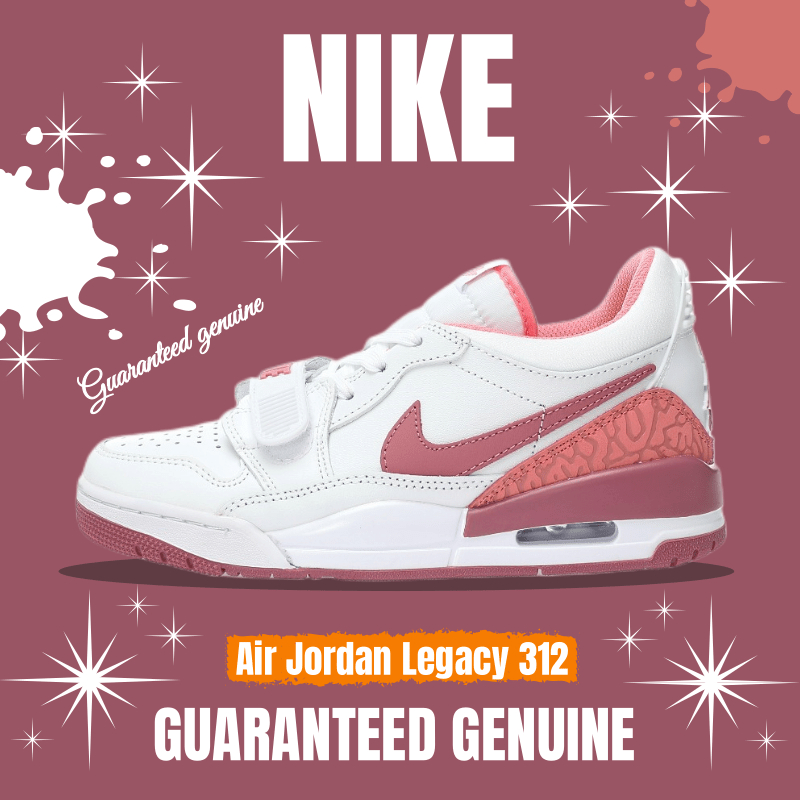 （จัดส่งฟรี）Nike Air Jordan Legacy 312 Low GS"Desert Berry" FN3407-161 รองเท้าผ้าใบ รองเท้า nike