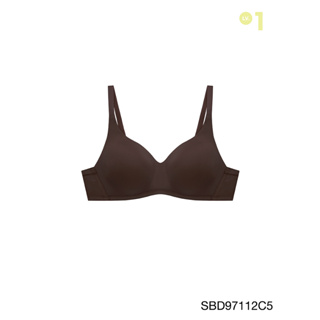 Sabina เสื้อชั้นใน Wireless (ไม่มีโครง) รุ่น Perfect Bra รหัส SBD97112C5 สีน้ำตาลโกโก้