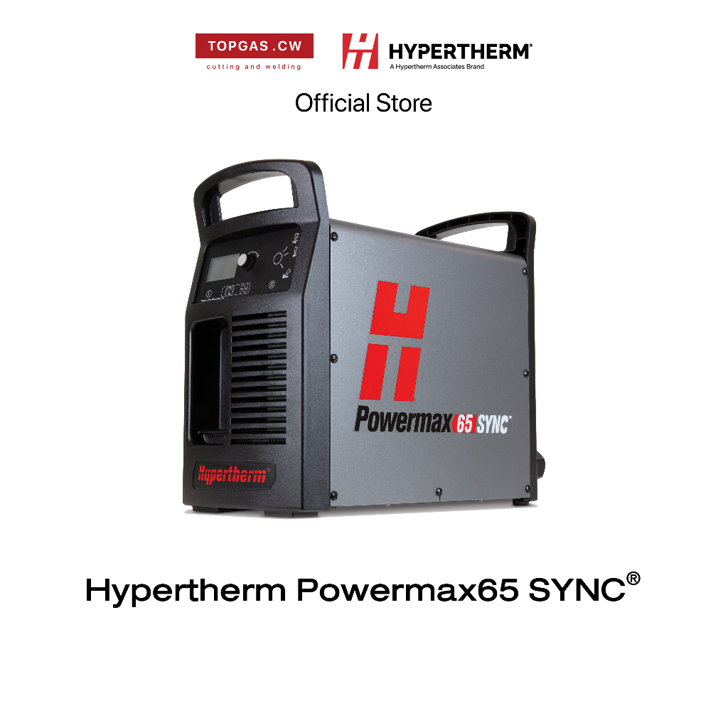 Hypertherm Powermax65 SYNC Plasma Cutter เครื่องตัดพลาสม่า, ตู้ตัดพลาสม่าไฮเปอร์เธิร์ม รับประกัน 5 ปี ❘ topgascw