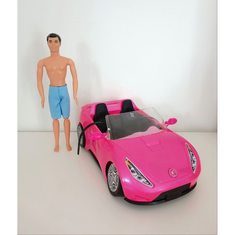 Barbie Convertible Car รถของเล่นบาร์บี้ รถเปิดประทุน 2 ที่นั่ง