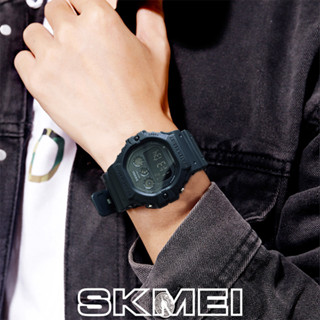 skmei 1606 นาฬิกา นาฬิกาข้อมือผู้ชาย นาฬิกาดิจิตอล สปอร์ต กันน้ำ ยืดหยุ่น