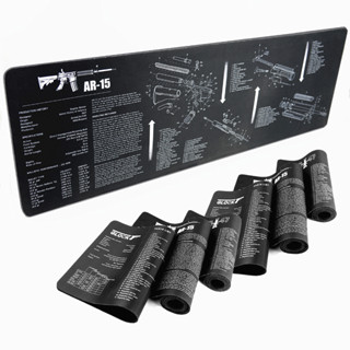 แผ่นรองทำความสะอาดปืน แผ่นรองเอนกประสงค์ แผ่นรองเมาส์  Gun Cleaning Mat   ( แบบสั้น และ ยาว )