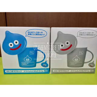 Dragon Quest Slime &amp; metal slime ceramic mugs with lid