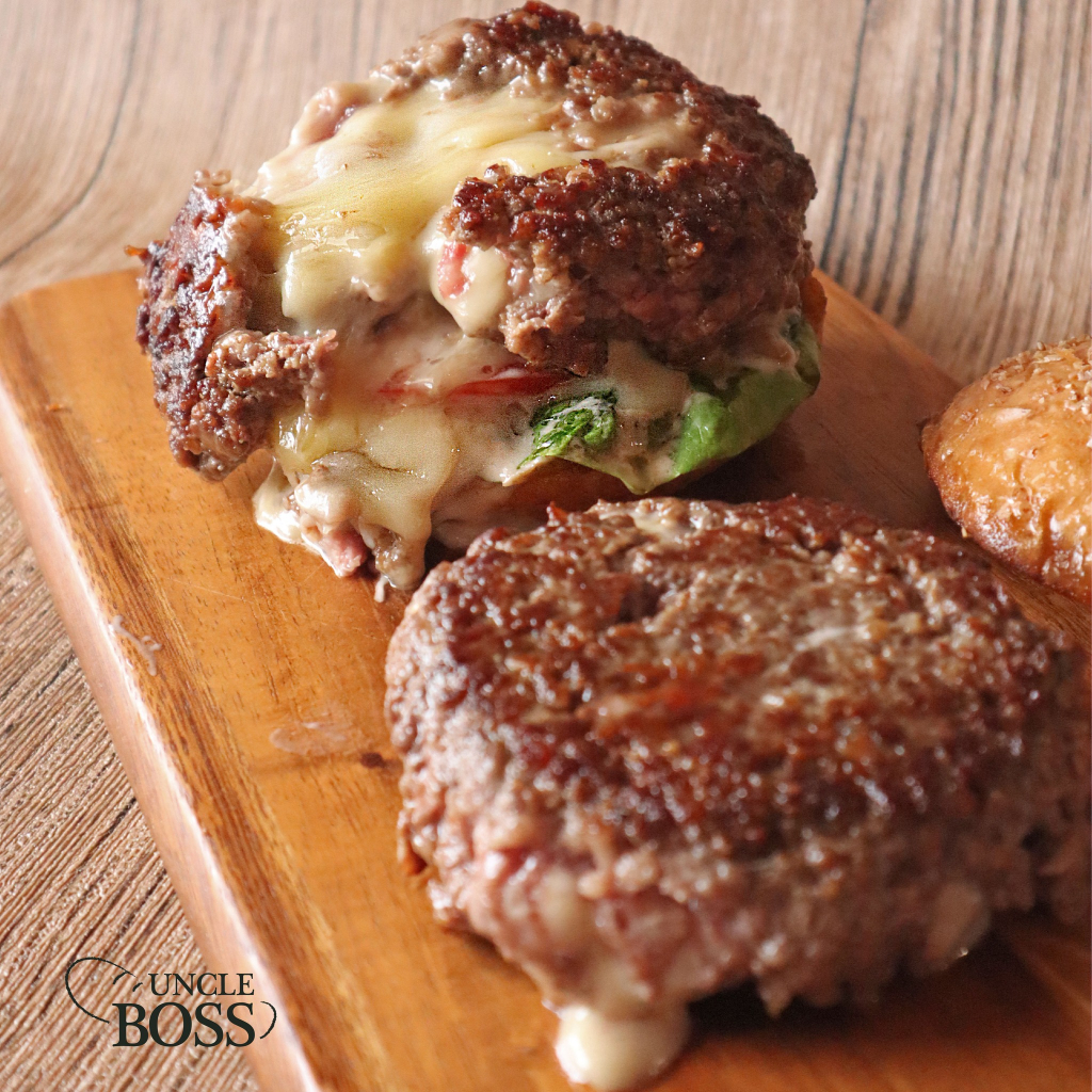 Uncle Boss_Four cheese beef patty (Keto)