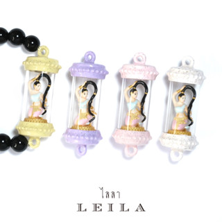 Leila Amulets พระแม่ธรณี บีบมวยผม รุ่นรับทรัพย์ สีทอง Baby Leila Collection (พร้อมกำไลหินฟรีตามรูป)