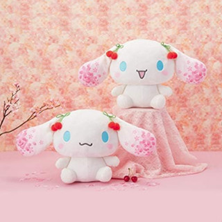 แบบที่70 big Cinnamoroll plush Doll cherry &amp; Sakura Blossom furyu Sanrio🇯🇵 ตุ๊กตาชินนาม่อนโรล