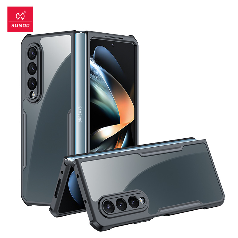 ของแท้100% XUNDD Case Samsung galaxy Z Fold4 ของแท้ เคส เคสกันกระแทก หลังใส Z FOLD 4