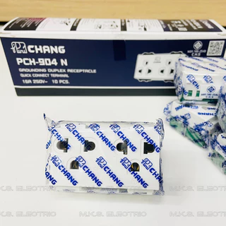 ❗️ขายยกกล่อง❗️ปลั๊กกราวด์คู่ ช้างรุ่นใหม่ CHANG PCH-904N