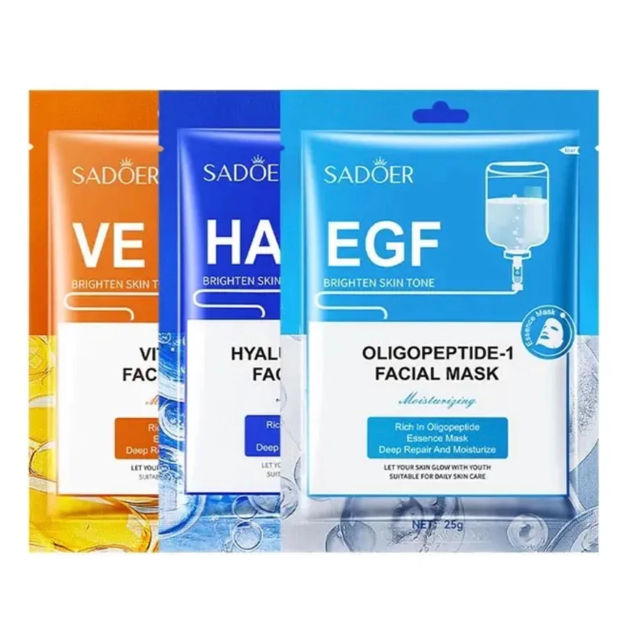 Yac💕แผ่นมาส์กหน้า มาส์ก มาร์คหน้า มาร์กหน้า มาร์ก SADOER Mask หน้าขาวใส บำรุงผิว ลดริ้วรอยมาร์คหน้า หมองคล้ำ thumbnail 5