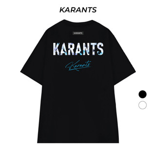 Karants เสื้อยืด Oversize Cotton 100% เสื้อยืดผู้ชายและผู้หญิง ผ้าหนาทรงสวย ยับยากรีดง่าย - KR22