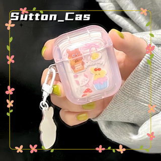 ❤️ส่งของขวัญ❤️ เคสแอร์พอด 1 2 ลูกสุนัข หมีน้อย การ์ตูน เคส AirPods 3 pro น่ารัก แฟชั่น case for AirPod Pro2 AirPods gen2