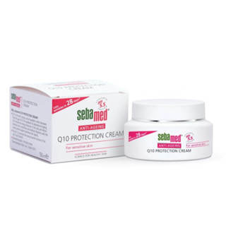 SEBAMED ANTI-AGING Q10 PROTECTION CREAM 50ml. ซีบาเมด ครีมบำรุงผิวหน้า ช่วยลดเลือนริ้วรอย 50มล.