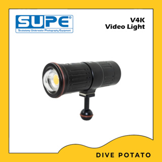 SUPE Scubalamp V4K v2 Video Light Diving torch for Scuba Diving ไฟฉายดำน้ำ ไฟฉายใต้น้ำ