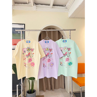 ♥︎ NOTHING HOUSE ♥︎ เสื้อยืด Oversize แต่งดีเทลดอกไม้ 3D สกรีนลาย Daisy 💐 สดใสเว่ออ&gt;&lt;