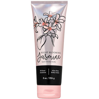 ครีมน้ำหอม Bath &amp; Body Works Night Blooming Jasmine Body Cream 226g. ของแท้