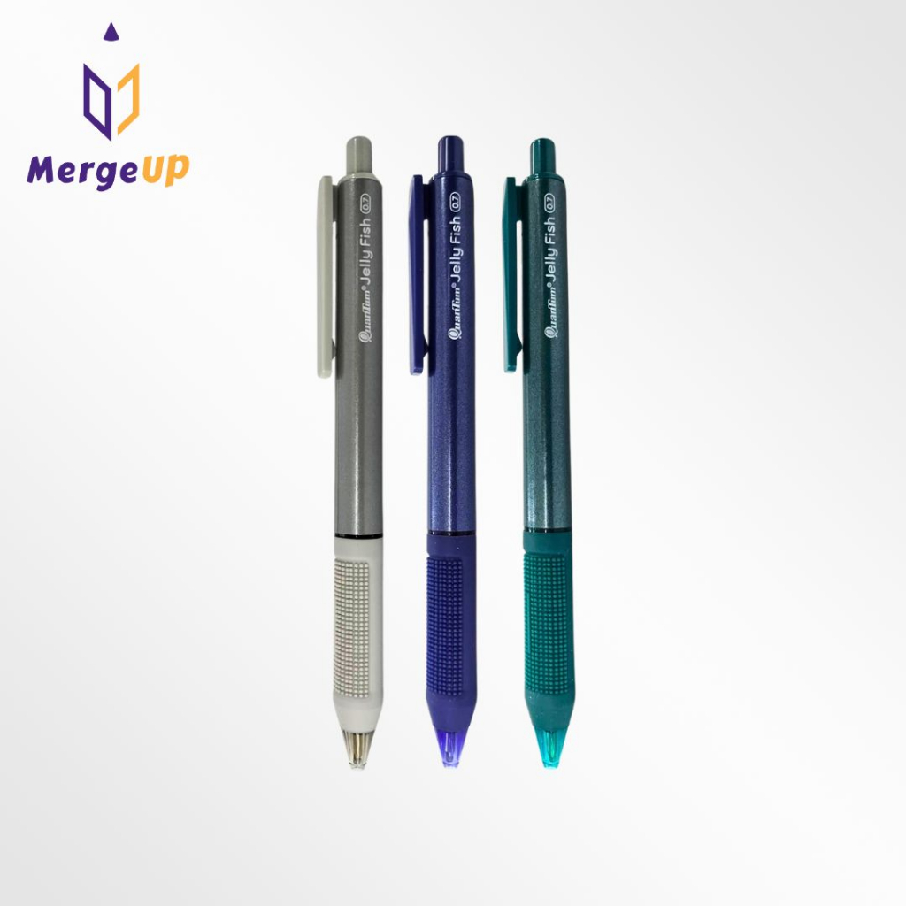 ปากกาหมึกเจล 0.7 JELLYFISH หมึกน้ำเงิน QUANTUM