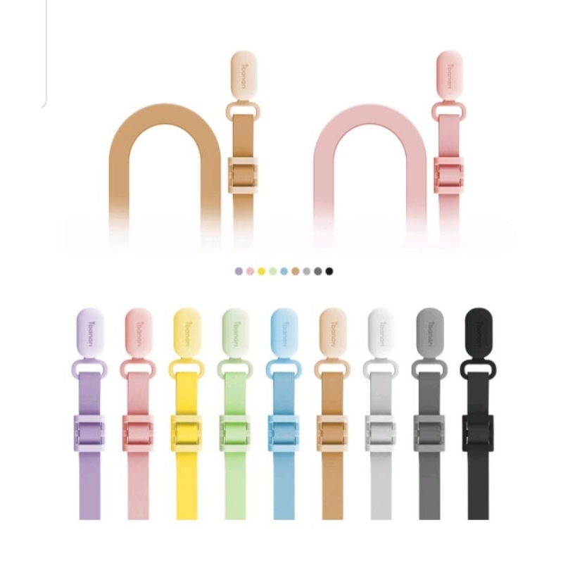 สายคล้องแมส masclipน้ำหนักเบา ปรับสายได้สีใหม่จาก ibanar iและ สายคล้องแมสจากflaito