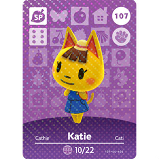 Animal Crossing Amiibo cards ของแท้ Series 2 No. 107