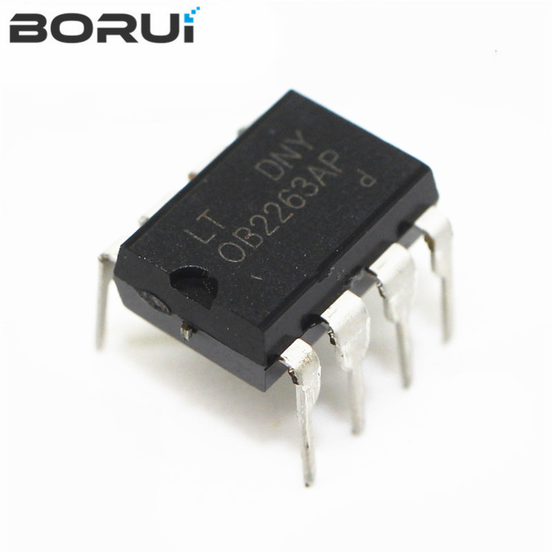 OB2263 OB2263AP DIP-8 IC หรือใส่แทน SG6848 / SG5701 / SG5848 / LD7535 / LD7550 / OB2262 / OB2263 / T