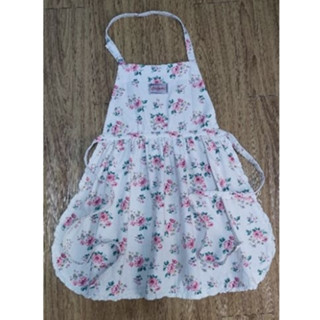 Cath Kidston ผ้ากันเปื้อน Frill Apron ลายดอกไม้ ส่งฟรี ไม่ต้องใช้โค้ด!