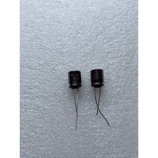 330UF 25V NCC DIP 黑金刚 ขนาด10*12 (1ชุด10ตัว)