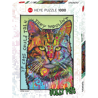 จิ๊กซอว์ Heye - Jolly Pets : If Cats Could Talk  1000 piece (ของแท้ มีสินค้าพร้อมส่ง)