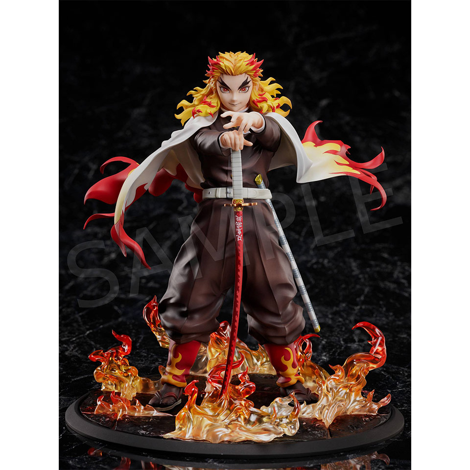 Demon Slayer - Kimetsu no Yaiba- The Movie: Mugen Train Kyojuro Rengoku (Aniplex) 1/8 Scale Figure