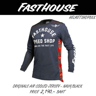 เสื้อแขนยาว FASTHOUSE ORIGINALS AIR COOLED JERSEY NAVY BLACK