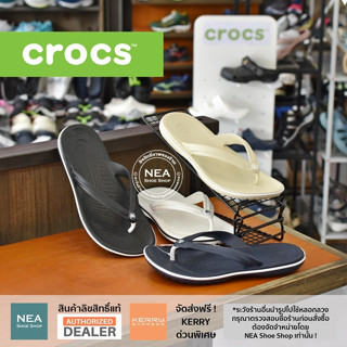 [ลิขสิทธิ์แท้] Crocs Crocband Flip [U] NEA รองเท้าแตะ คร็อคส์ แท้ รุ่นฮิต ได้ทั้งชายหญิง