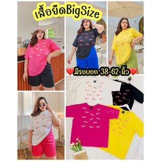 M204เสื้อยืดไซส์ใหญ่เสื้อยืดคนอ้วนเสื้อยืดสาวอวบ