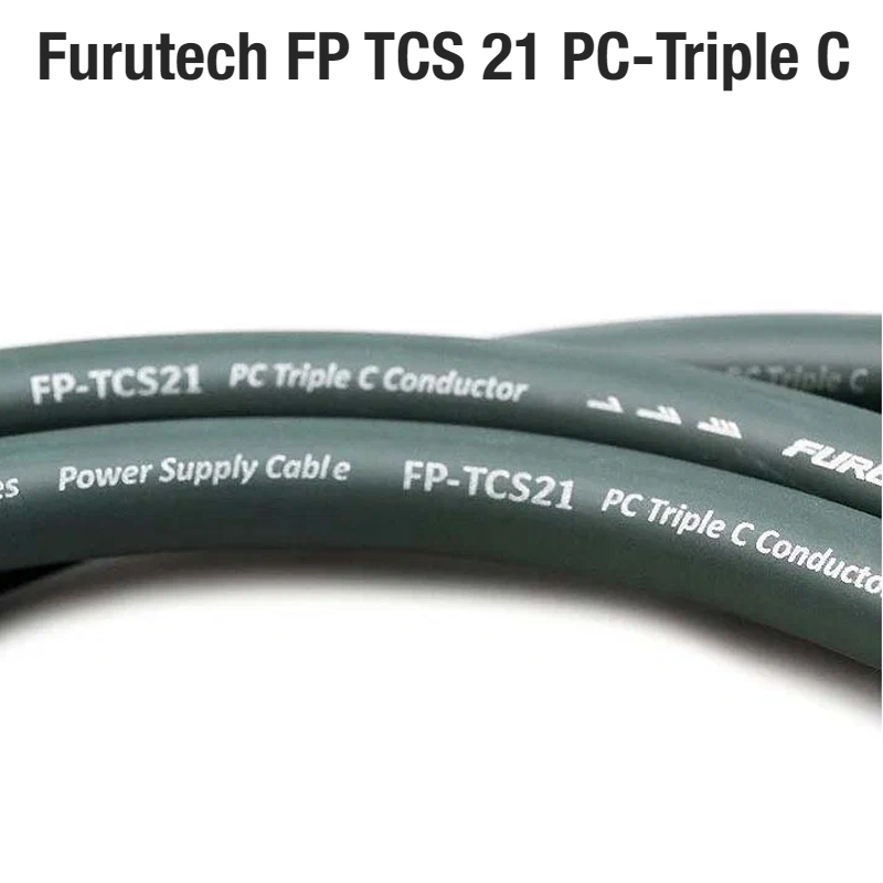 สายไฟ Furutech FP-TCS21 PC-TripleC Power Cable สายไฟตัดแบ่งขายราคาต่อเมตร / ร้าน All Cable