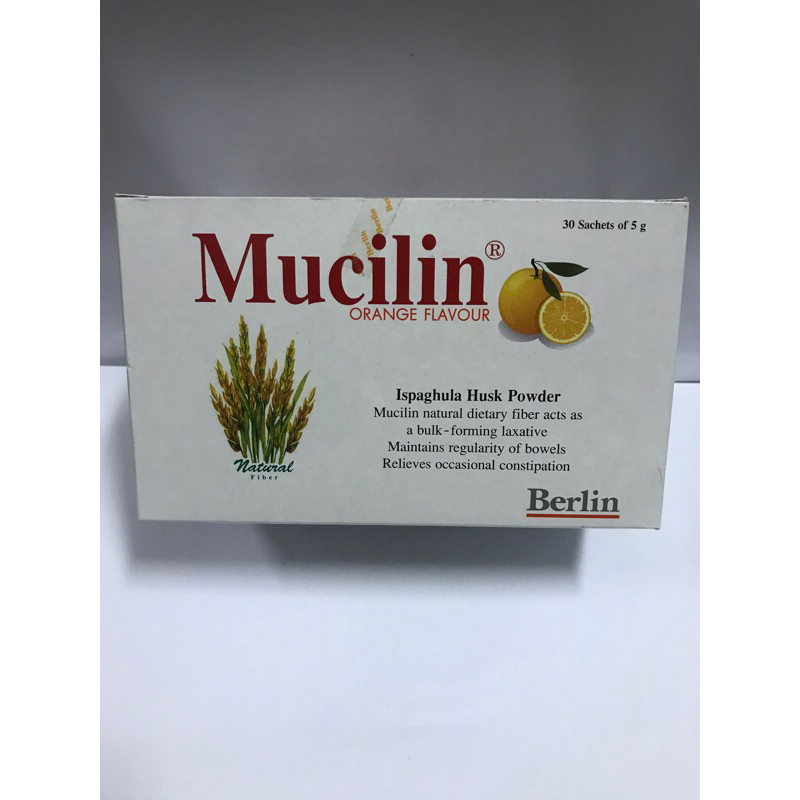 Mucilin Fiber Orange - 30 Sachet of 5 gms