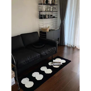 😘พรมตกแต่งห้อง สไตล์วินเทจรุ่น 60's vintage ขนาดข้างเตียง40×120cm(รูปเพื่อการโฆษณาของจิงเล็กกว่า)