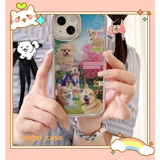 🎁ส่งของขวัญ🎁เคสไอโฟน สำหรับ 11 14 for iPhone Case 13 12 Pro Max การ์ตูน น่ารัก ลูกสุนัข กันกระแทก เคสนิ่ม เคสโทรศัพท์