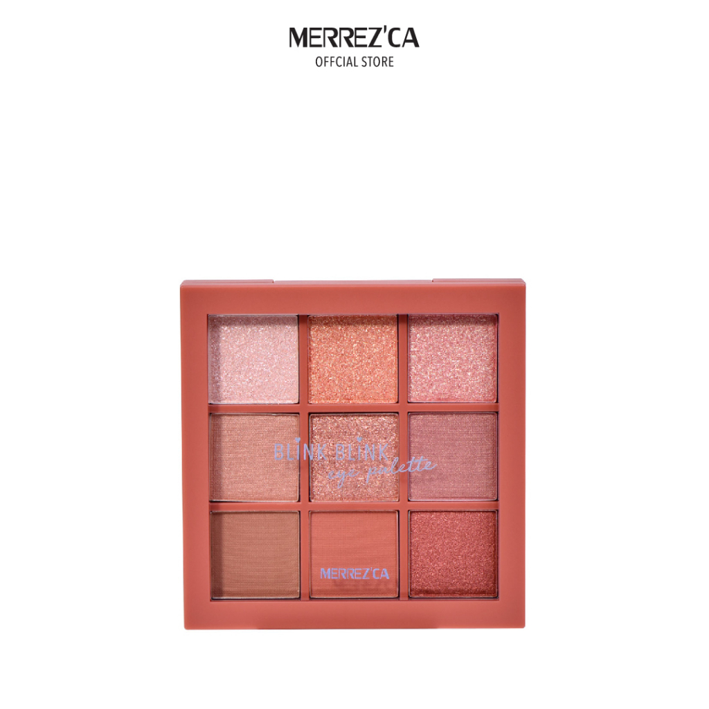 Merrezca Blink Blink Eye Palette อายแชโดว์พาเลท 9 สี 9 สไตล์ ครีเอทลุคใหม่ได้ทุกวัน