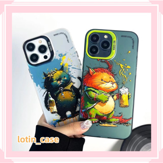 🎁ส่งของขวัญ🎁เคสไอโฟน สำหรับ 11 13 for iPhone Case 14 12 Pro Max น่าสนใจ การ์ตูน เท่ กันกระแทก ปกป้อง เคสโทรศัพท์