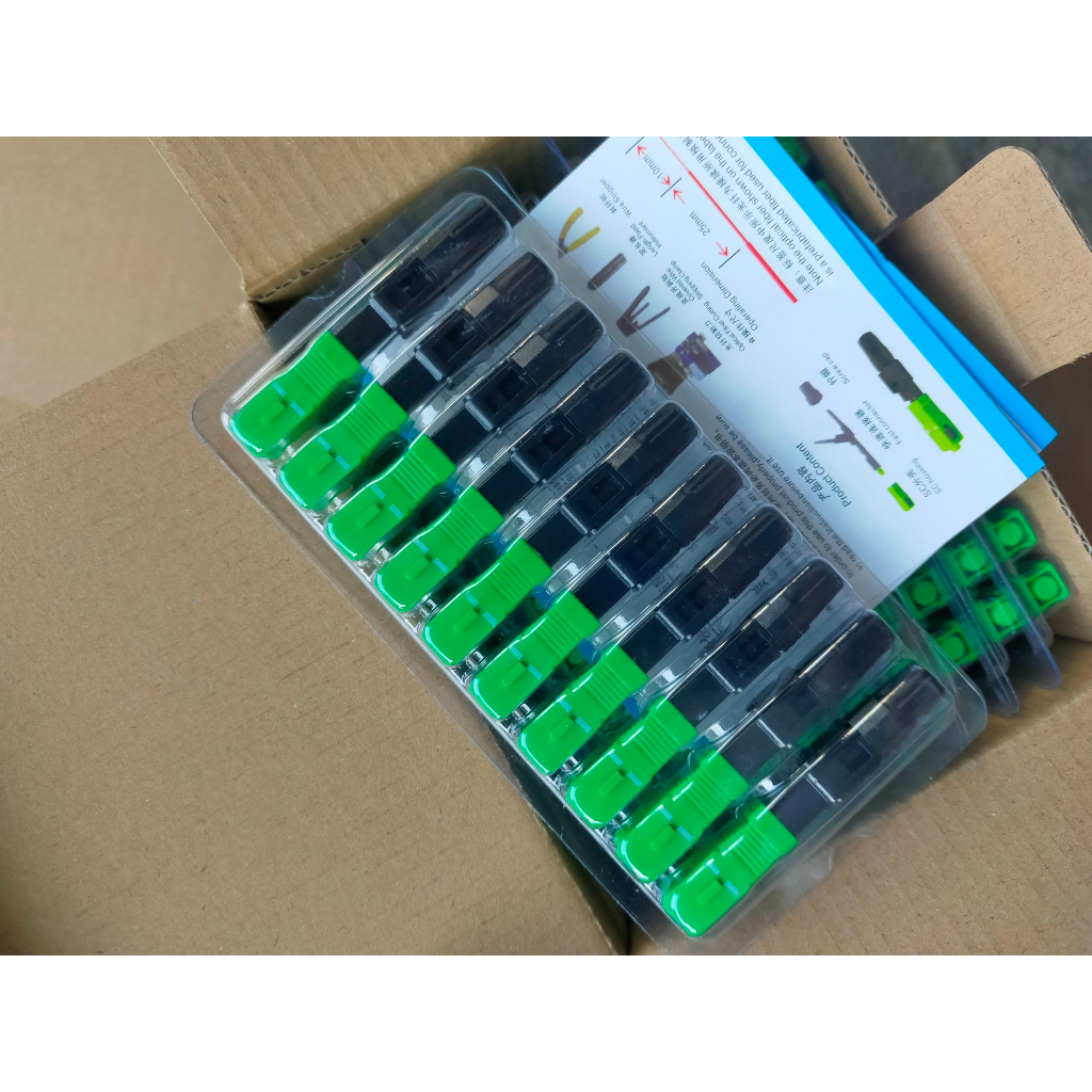 หัว ไฟ เบอร์ ออฟ ติก แบบ FAST CONNECTOR FTTH SC /APC  FC/UPC SC/UPC Fiber Optic ราคา ถูกที่สุด ดีลบีเคเค แกลเลอรีภาพที่ 6