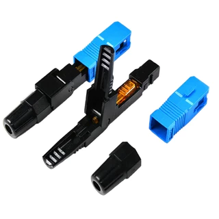 หัวไฟเบอร์ออฟติก แบบ FAST CONNECTOR FTTH SC /APC FC/UPC SC/UPC Fiber Optic