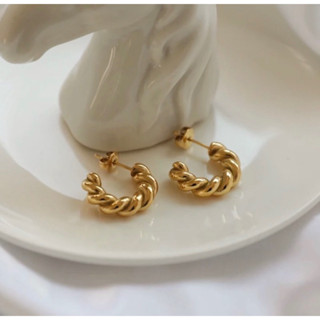 ต่างหูรุ่น Rope earrings! งานเข้าใหม่ ดีไซน์สวย ขนาดกำลังดี