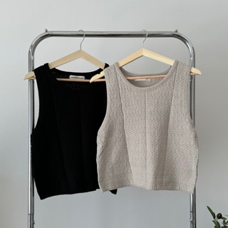 tank top knit เสื้อกล้ามไหมพรม ( nms181 )